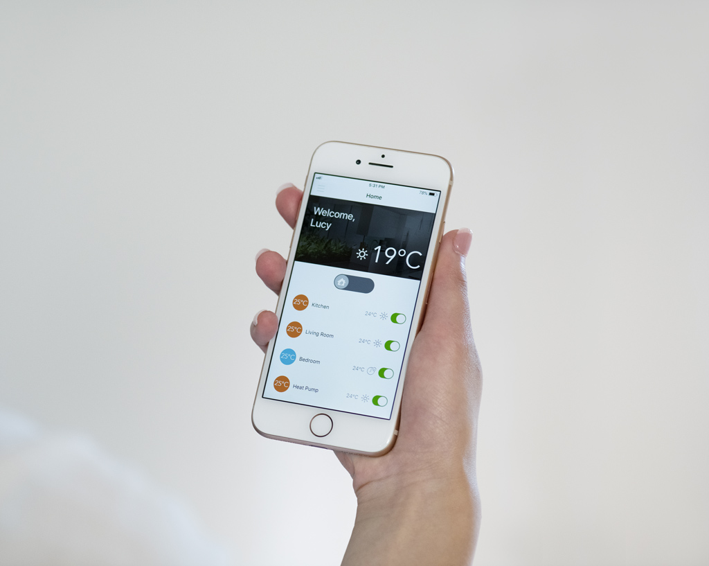 controle climatisation smartphone